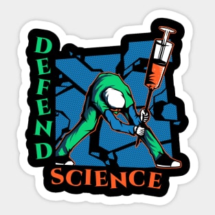 Defend Science Sticker